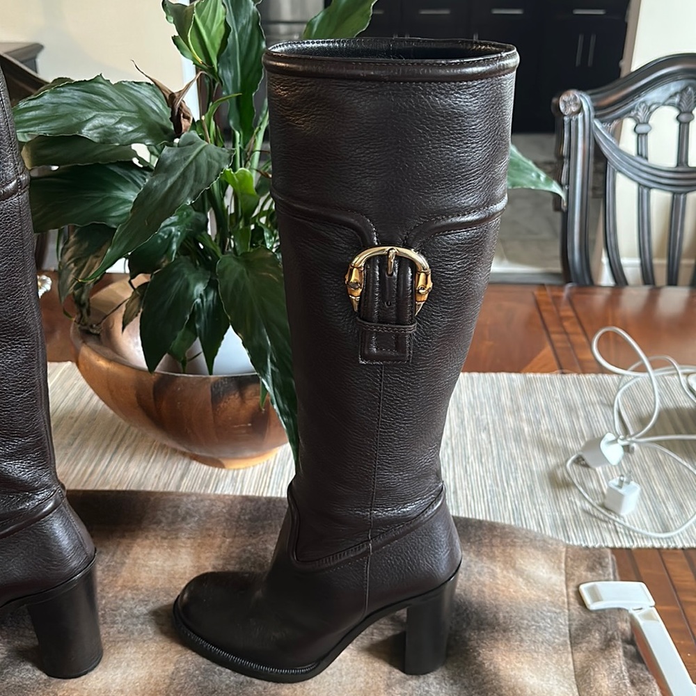 SOLD Gucci Tall Brown Boots